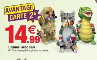 L'animal avec nain