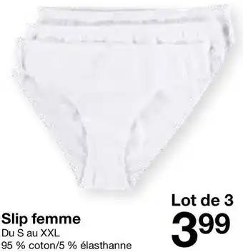 Slip femme