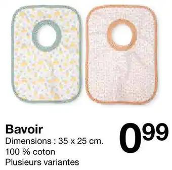Bavoir 35 x 25 cm