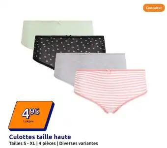 Culottes taille haute