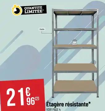 Étagère résistante