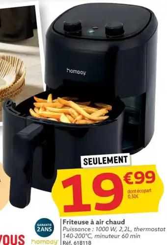 Friteuse à air chaud