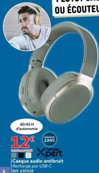 Casque audio antibruit