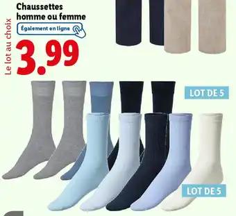 Chaussettes homme ou femme
