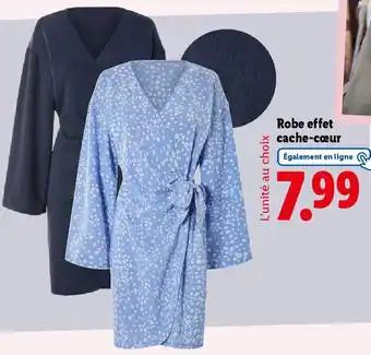 Robe effet cache-cœur