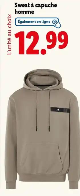 Sweat à capuche homme