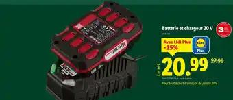 Batterie et chargeur 20 V