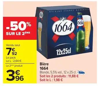 1664 Bière 12 x 25 cl
