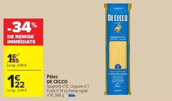DE CECCO Pâtes 500 g 