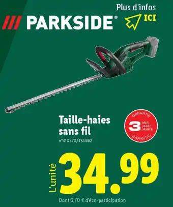 Taille-haies sans fil