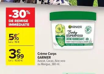 GARNIER Crème Corps