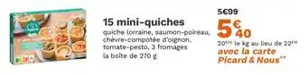 15 mini-quiches 270 g