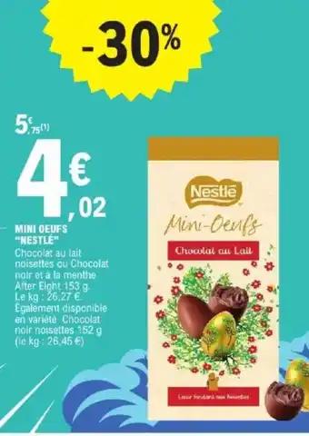 Mini oeufs 153 g