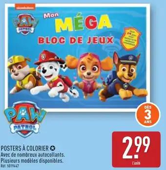 Posters à colorier