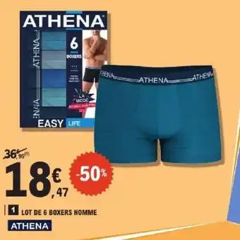 Lot de 6 boxers homme