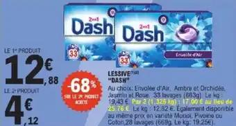 Lessive dash