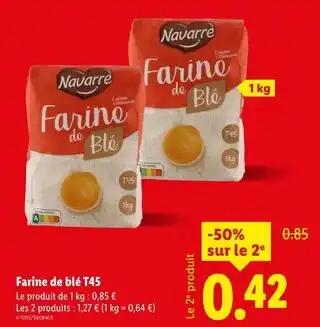 Navarre Farine de blé T45