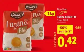 NAVARRE Farine de blé T45