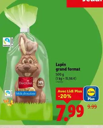 Lapin grand format 500 g 