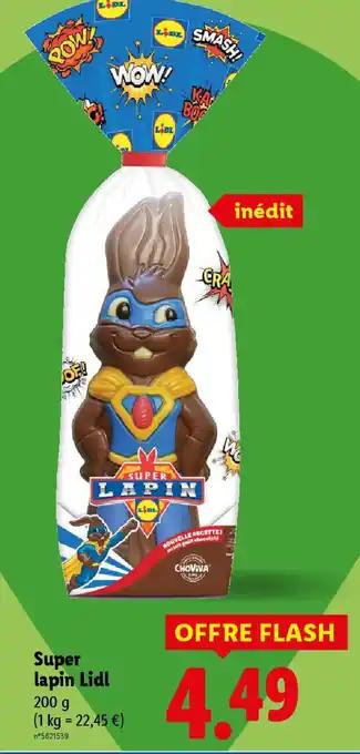 Super lapin lidl 200 g 