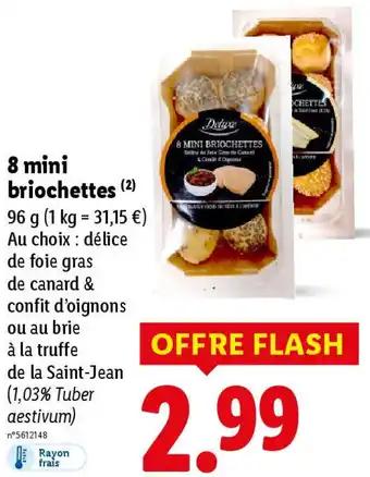 8 mini briochettes 96 g