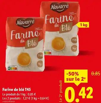 Farine de blé T45 1 kg 