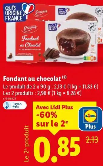 Fondant au chocolat 90 g