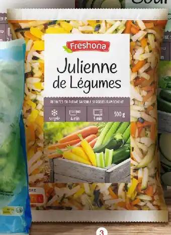 Julienne de légumes 500 g 