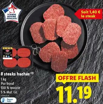 8 steaks hachés 1 kg 