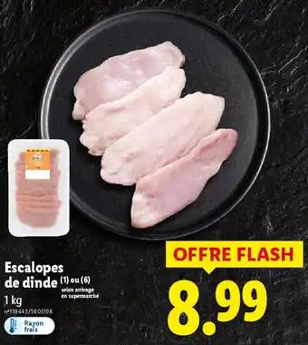 Escalopes de dinde 1 kg 