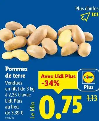 Pommes de terre 3 kg