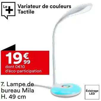 Lampe de bureau Mila 49 cm