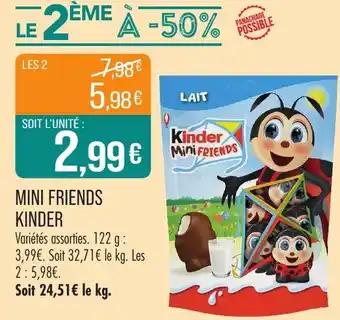 Mini friends kinder 122 g