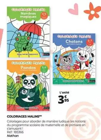 Nathan - coloriages malins