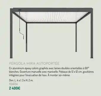 Pergola Mira Autportée