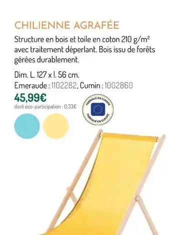 Chilienne agrafée