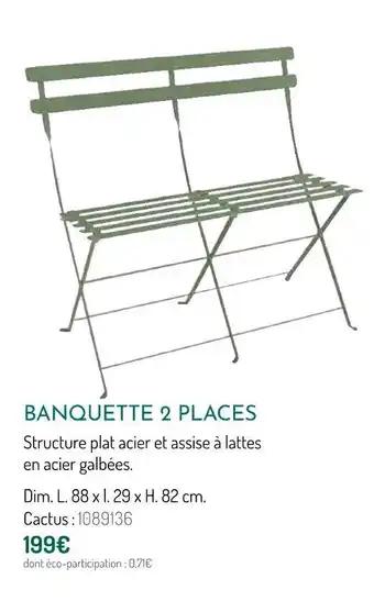 Banquette 2 places