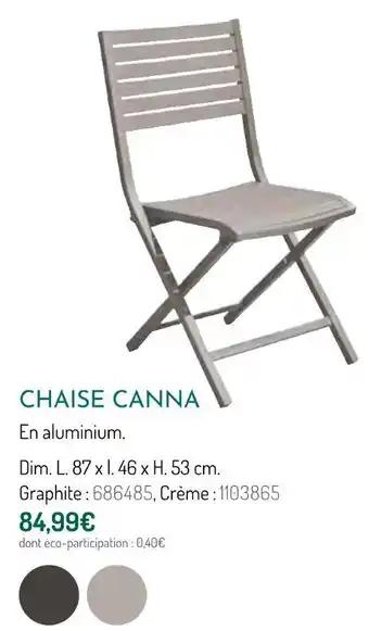Chaise canna