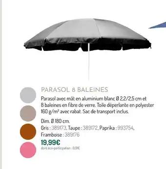Parasol 8 baleines