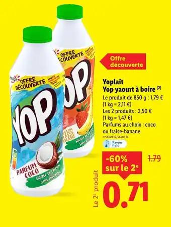 YOPLAIT Yop yaourt à boire