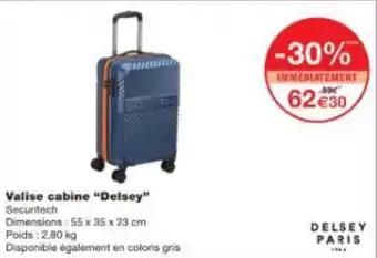 Valise cabine delsey