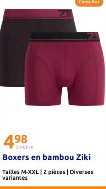 Boxers en bambou Ziki