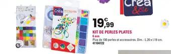 Kit de perles plates