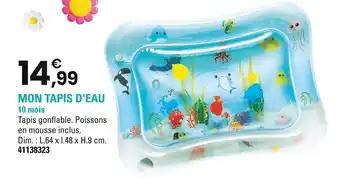 Mon tapis d'eau