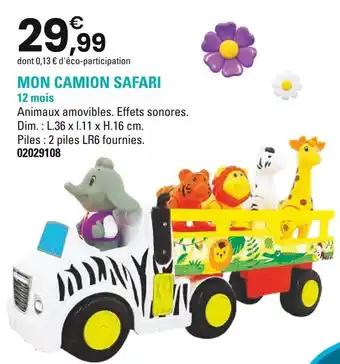 Mon camion safari