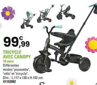 Tricycle avec canopy