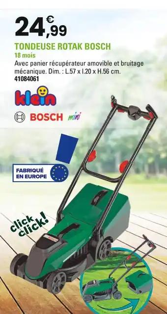 BOSCH Tondeuse rotak