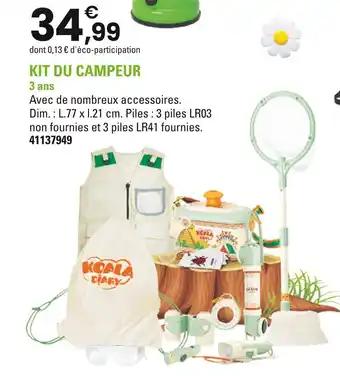 Kit du campeur