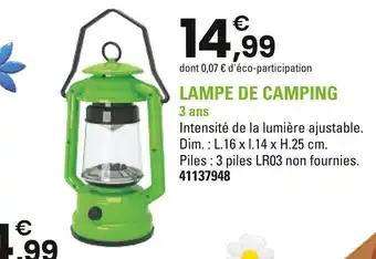 Lampe de camping