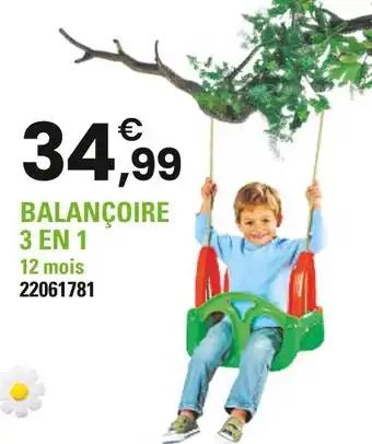 Balançoire 3 en 1